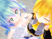 やる気あるちびミクと普通のちびネル