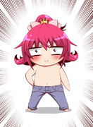 マナちゃんの裸ジーンズ！！