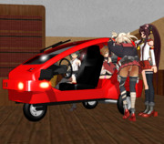 コレは狭くて乗れねぇよ！