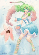 渚の妖精ぎばさちゃん ニコニコ静画 イラスト