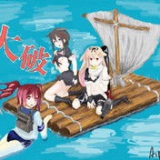 白雪 初雪 深雪 磯波 天龍 龍田 ニコニコ静画 イラスト
