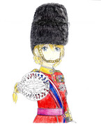 奉祝！英国女王陛下公式誕生日記念絵