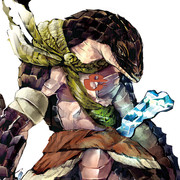 オーバーロードキャラクター人気投票 ザリュース シャシャ ニコニコ静画 イラスト