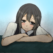 司令の寝顔、可愛い♪