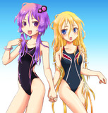 競泳水着で仲良しゆかいあ