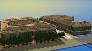【Minecraft】アメリカ合衆国司法省とアメリカ合衆国内国際入庁【ワシントンDC再現】