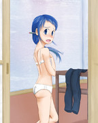 着替え中のうっかり、さらに4～5分前