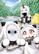 河原でキャンプなの…っ♪