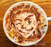 ラテアート【蒼月潮】＠うしおととら