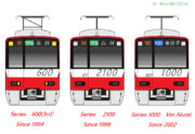 京急600形 2100形 新1000形