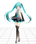 【ポーズ配布】初音ミクV4Xっぽいポーズ