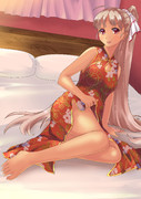 チャイナドレスもこう IN ベッド