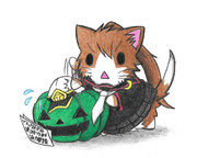 カボチャ提督と文月ネコ