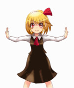 【うごく】 ルーミアちゃん 【宵闇の妖怪】