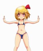 【うごく】ルーミアちゃん【みずぎ】