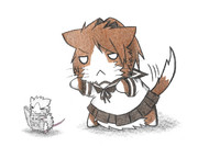 ネズミ提督と敷波ネコ