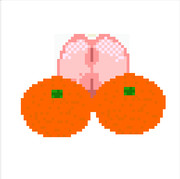 ももとみかん ドット絵