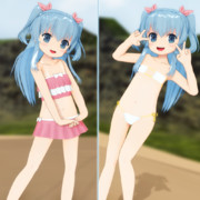 【MMDモデル配布】 ノエルの水着