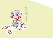 永遠亭のウサギと暑い日のアイス