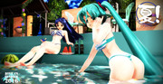 【MMD】夏よカモン！【夏のポスター選手権2016】