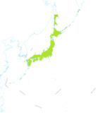 国境線付き正しき日本全図 1000*1125