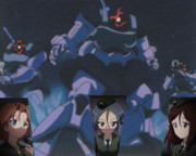 メグミ！アズミ！敵戦車にバミューダアタックを仕掛けるぞ！