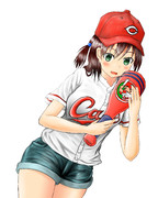 カープ女子 ニコニコ静画 イラスト