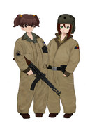 アリサとヘルメット