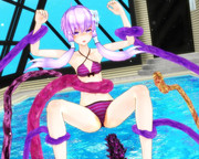 プールでお楽しみ