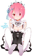 ラム Re ゼロから始める異世界生活 ニコニコ静画 イラスト