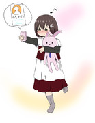 うれしそーな宇佐美さん