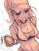 女トレーナー ニコニコ静画 イラスト