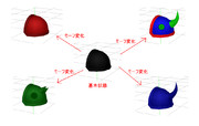 肩アーマーモデルVer.1.1