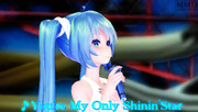 【MMD】「You're My Only Shinin'Star」LipFaceMakerテスト