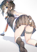 四つん這い ニコニコ静画 イラスト