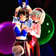 二人のバニーアリス