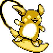 【ポケモン】初代ドット絵風アローラライチュウ