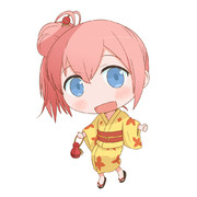 浴衣ガハマさん