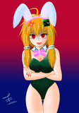 （先日の差分）バニー南瓜様・漆黒モードｗ