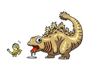 見覚えのある尻尾