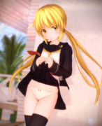 お外でも無防備な皐月ちゃん