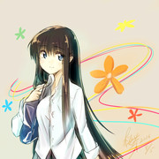 黒髪ロングストレート ニコニコ静画 イラスト