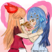 上海人形とWKSG姫のクッキー☆Kiss