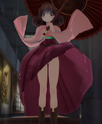 「しっ、しれいかん様！だいじょ」ビュウウウウ「ひゃあ」 【ぽんぷ長式春風】