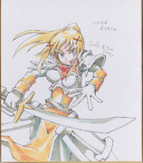 今日の色紙＃６「ダクネス」