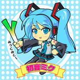 初音ミクをビックリマン風に描いてみた