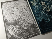 消しゴムはんこ 女郎蜘蛛