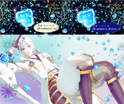 【MME配布あり】ブルーハートパーティクル【MMD刀剣乱舞】