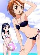 なぎさとほのかのビーチバレー