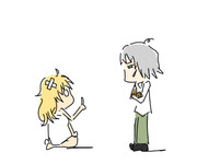 「まずはせめて前を隠しなさい」「おう」